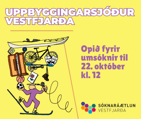 Uppbyggingarsjóður Vestfjarða: opið fyrir umsóknir